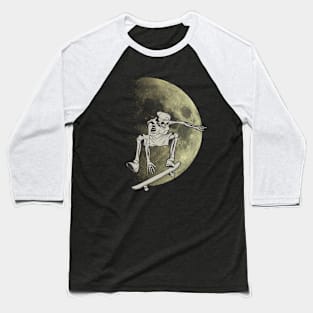 skeleton stakeboading Baseball T-Shirt